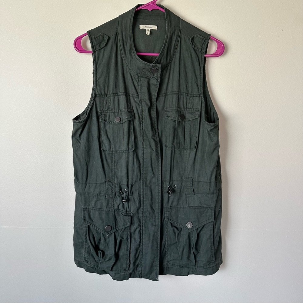 Army Green Cargo Vest
